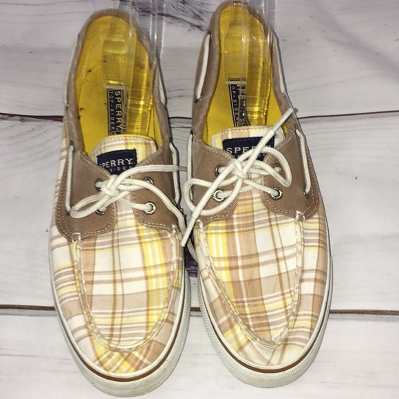 ❤️SPERRY PLAID TOPSIDERS ~ 9 - Picture 2 of 8
